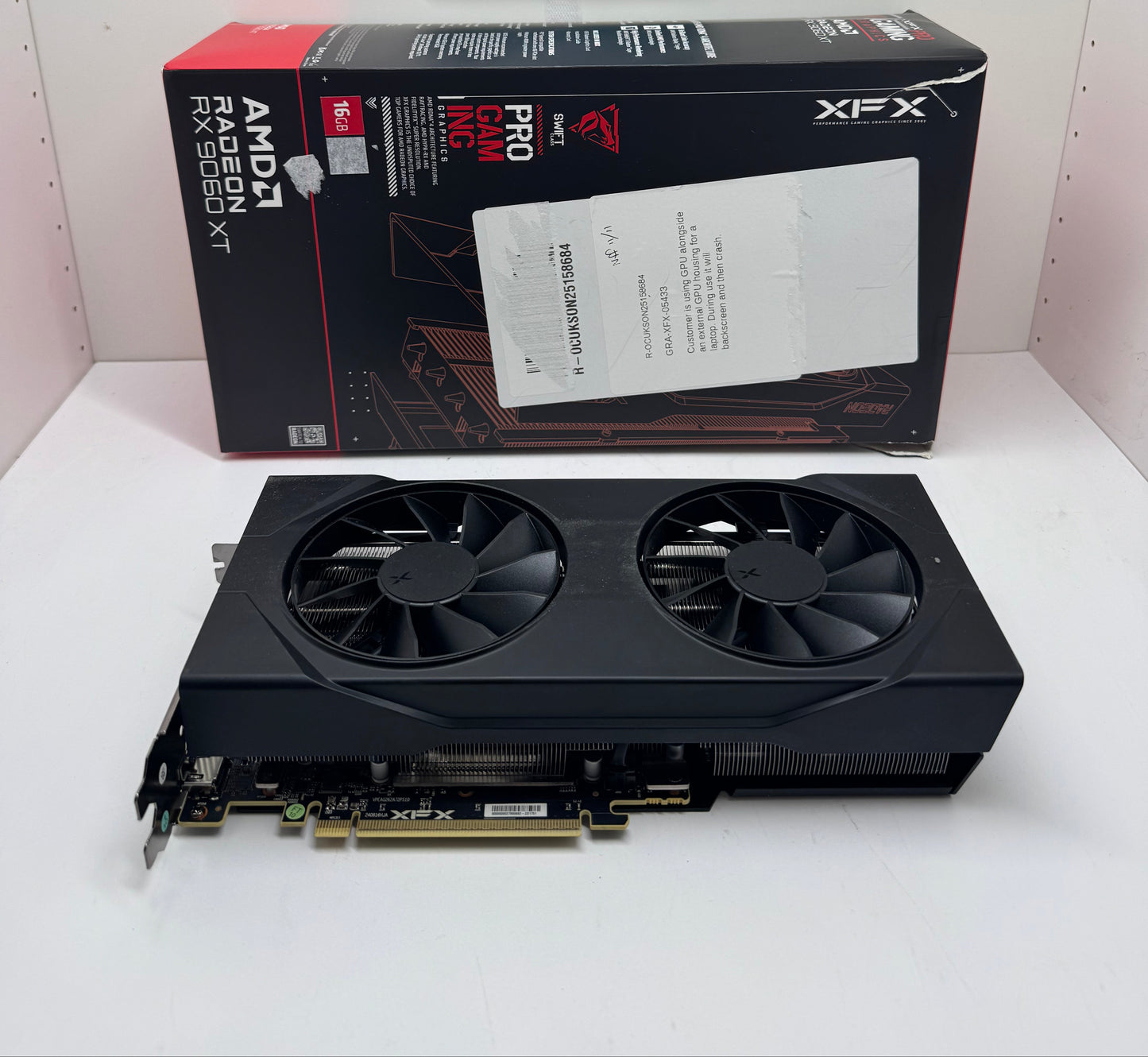 USED XFX AMD Radeon RX 9060 XT Swift Dual 16GB GDDR6 - A